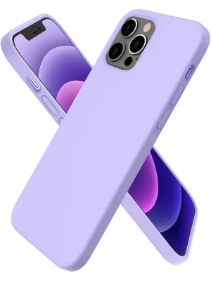 Newface iPhone 12 Pro Max Kılıf First Silikon - Lila