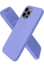 Newface iPhone 12 Pro Max Kılıf First Silikon - Mor