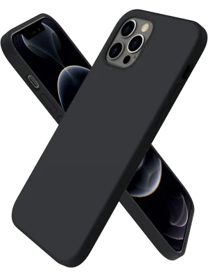 Newface iPhone 12 Pro Max Kılıf First Silikon - Siyah