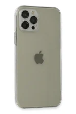 Newface iPhone 12 Pro Max Kılıf Fly Lens Silikon - Şeffaf - Görsel 2