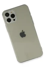 Newface iPhone 12 Pro Max Kılıf Fly Lens Silikon - Şeffaf - Görsel 3