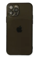 Newface iPhone 12 Pro Max Kılıf Fly Lens Silikon - Siyah