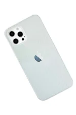 Newface iPhone 12 Pro Max Kılıf Karbon PP Silikon - Şeffaf - Görsel 2