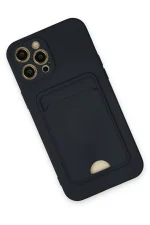 Newface iPhone 12 Pro Max Kılıf Kelvin Kartvizitli Silikon - Lacivert - Görsel 3