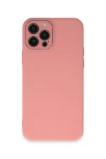 Newface iPhone 12 Pro Max Kılıf Lansman Glass Kapak - Pembe