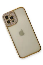 Newface iPhone 12 Pro Max Kılıf Liva Lens Silikon - Lila - Görsel 3