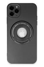 Newface iPhone 12 Pro Max Kılıf Lukka Magneticsafe Kapak - Siyah