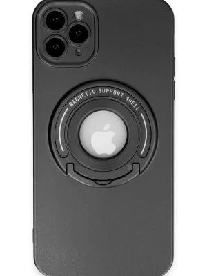 Newface iPhone 12 Pro Max Kılıf Lukka Magneticsafe Kapak - Siyah