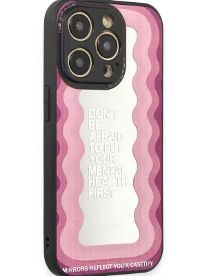 Newface iPhone 12 Pro Max Kılıf Mirror Desenli Kapak - Mirror - 11