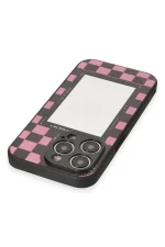 Newface iPhone 12 Pro Max Kılıf Mirror Desenli Kapak - Mirror - 8 - Görsel 3