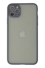 Newface iPhone 12 Pro Max Kılıf Montreal Silikon Kapak - Gri