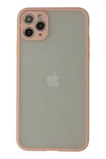 Newface iPhone 12 Pro Max Kılıf Montreal Silikon Kapak - Pembe