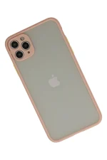 Newface iPhone 12 Pro Max Kılıf Montreal Silikon Kapak - Pembe - Görsel 3