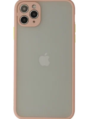 Newface iPhone 12 Pro Max Kılıf Montreal Silikon Kapak - Pembe