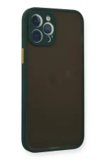 Newface iPhone 12 Pro Max Kılıf Montreal Silikon Kapak - Yeşil - Görsel 2