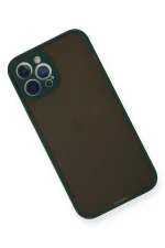 Newface iPhone 12 Pro Max Kılıf Montreal Silikon Kapak - Yeşil - Görsel 3