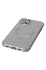 Newface iPhone 12 Pro Max Kılıf Moshi Lens Magneticsafe Silikon - Gümüş - Görsel 5