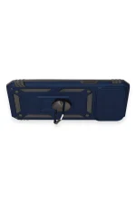 Newface iPhone 12 Pro Max Kılıf Pars Lens Yüzüklü Silikon - Lacivert - Görsel 3