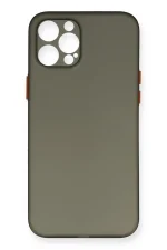 Newface iPhone 12 Pro Max Kılıf PP Ultra İnce Kapak - Gri