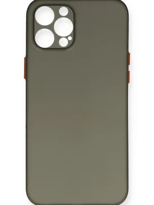 Newface iPhone 12 Pro Max Kılıf PP Ultra İnce Kapak - Gri