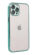 Newface iPhone 12 Pro Max Kılıf Razer Lensli Silikon - Yeşil - Görsel 2