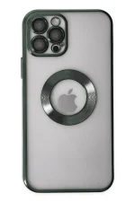 Newface iPhone 12 Pro Max Kılıf Slot Silikon - Köknar Yeşili