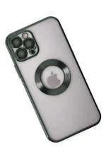 Newface iPhone 12 Pro Max Kılıf Slot Silikon - Köknar Yeşili - Görsel 3