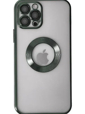 Newface iPhone 12 Pro Max Kılıf Slot Silikon - Köknar Yeşili