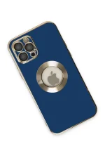 Newface iPhone 12 Pro Max Kılıf Store Silikon - Mavi - Görsel 2