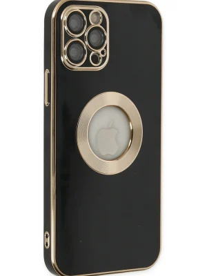 Newface iPhone 12 Pro Max Kılıf Store Silikon - Siyah