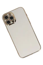 Newface iPhone 12 Pro Max Kılıf Volet Silikon - Beyaz - Görsel 3