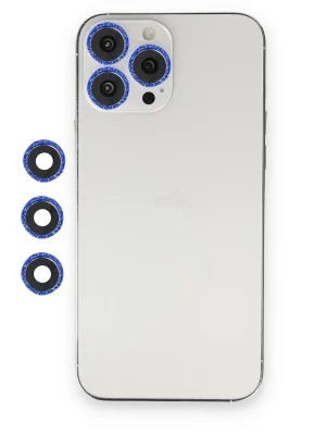 Newface iPhone 12 Pro Max Shine Kamera Lens - Lacivert