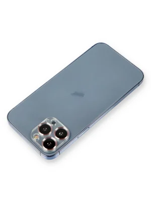 Newface iPhone 12 Pro Metal Kamera Lens Koruma Cam - Mor