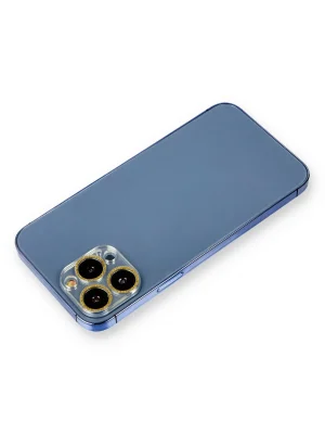 Newface iPhone 12 Pro Shine Kamera Lens Koruma Cam - Gold