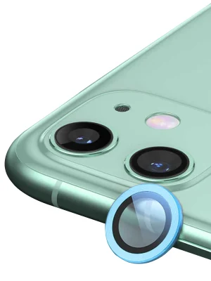 Newface iPhone 12 Raze Metal Kamera Lens - Mavi