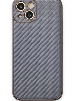 Newface iPhone 13 Kılıf Coco Karbon Silikon - Gri