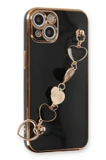 Newface iPhone 13 Kılıf Esila Silikon - Siyah