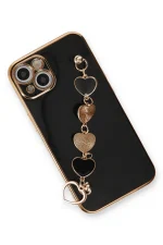 Newface iPhone 13 Kılıf Esila Silikon - Siyah - Görsel 3