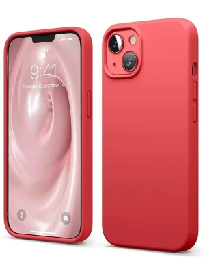 Newface iPhone 14 Kılıf First Silikon - Kırmızı