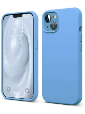 Newface iPhone 14 Kılıf First Silikon - Mavi