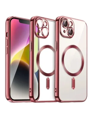 Newface iPhone 13 Kılıf Kross Magneticsafe Kapak - Kırmızı