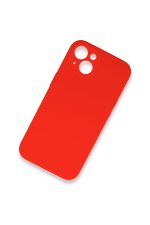 Newface iPhone 13 Mini Kılıf Lansman Legant Silikon - Kırmızı - Görsel 2