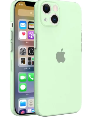 Newface iPhone 13 Kılıf Puma Silikon - Açık Yeşil