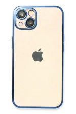 Newface iPhone 13 Kılıf Razer Lensli Silikon - Açık Mavi