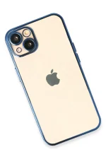 Newface iPhone 13 Kılıf Razer Lensli Silikon - Açık Mavi - Görsel 3