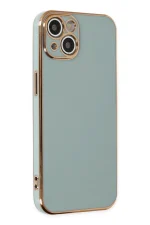 Newface iPhone 13 Kılıf Volet Silikon - Açık Yeşil