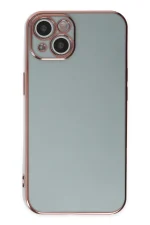 Newface iPhone 13 Kılıf Volet Silikon - Açık Yeşil - Görsel 3
