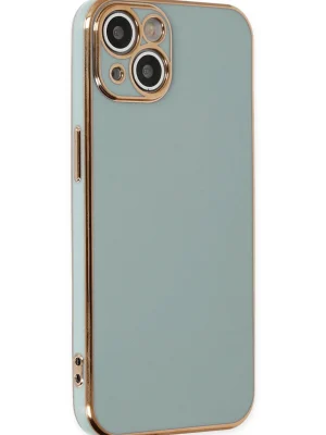 Newface iPhone 13 Kılıf Volet Silikon - Açık Yeşil