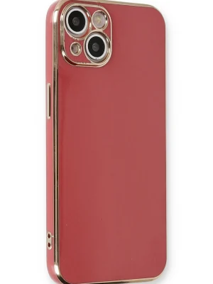 Newface iPhone 13 Kılıf Volet Silikon - Kırmızı
