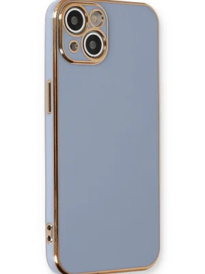 Newface iPhone 13 Kılıf Volet Silikon - Mavi
